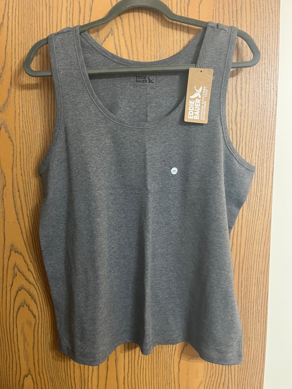 Eddie Bauer Heather Charcoal Women's Scoop Neck Tank